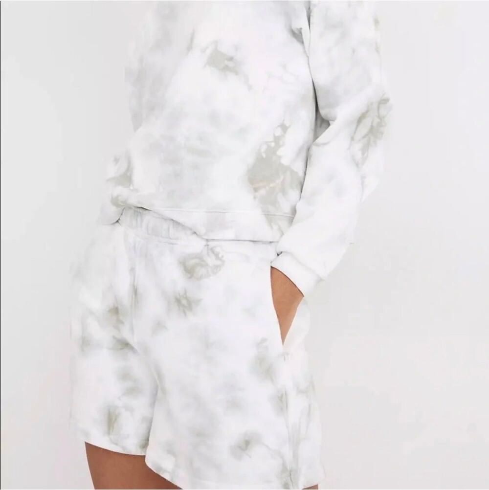 Madewell Tie-Dye Sweatshorts & Sweatshirt Set Size XS